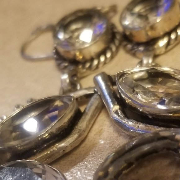 Stunning Handmade Topaz Drops in .925 ******ALL MY PIECES ARE NEW NEVER WORN ! - Picture 4 of 9